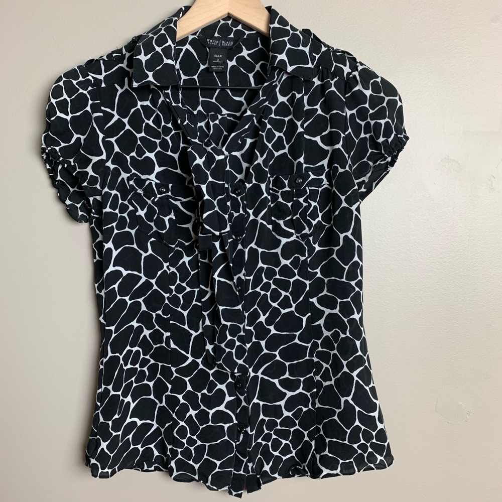 White House Back Market  silk top